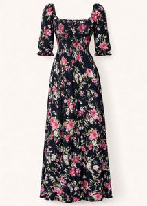 Brand new smocked dress with puff sleeves