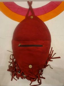 Boho Embroidered Fringe Bag