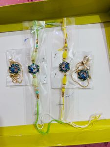 Beautiful Peacock 1 Rakhi & 1bracletSet