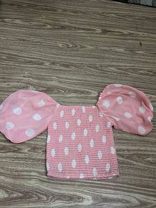 polka dot top