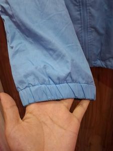 Blue Hooded Jacket