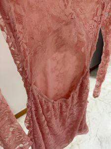 SHEIN Lace Bodycon Mini Dress