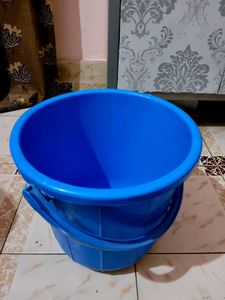 Durable Blue Plastic Bucket