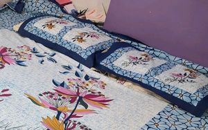 Pure Cotton Bedsheet Wth Pillow Cover