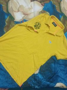 Men's Yellow Polo T-Shirt