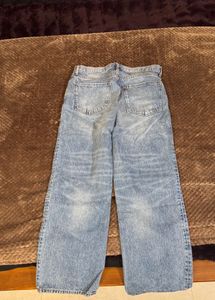 Light Wash Wide Leg Jeans