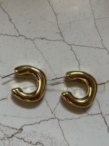 Gold Tone Earring Set - 4 Pairs