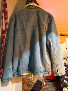 Denim Jacket with Sherpa Lining