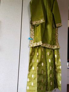 Semi Stitched Sharara/Gharara With Gotapati Work