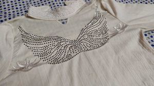 Elegant Embellished Long Sleeve Top
