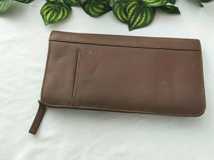Livia Brown Plain Wallet (Women)