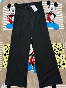 Classic Black Wide-Leg Pants