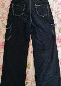 Shein dupe fly with button closure cargo jeans