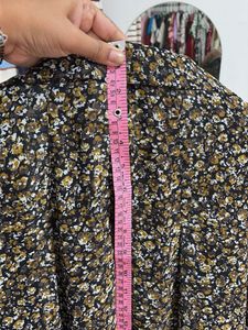 Floral Print Midi Skirt