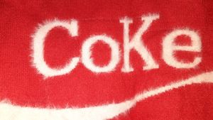 Coca Cola Coke Red Crop Sweater