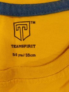 Boys' Yellow Tee
