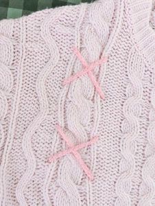 SALE ❗Coquette Pink Cable Knit Sweater