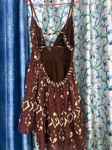 Boho Chic Print Mini Dress