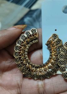Antique Gold Jhumka Earrings