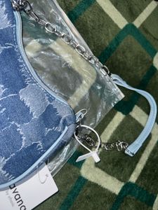 Savana Urbanic Denim Patchwork Bag