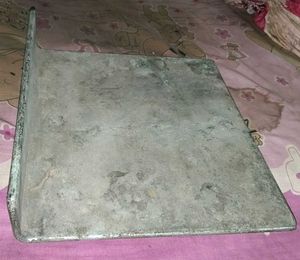 Aluminium Wall Mount Shelf &amp; Steel Cloth Hanger.