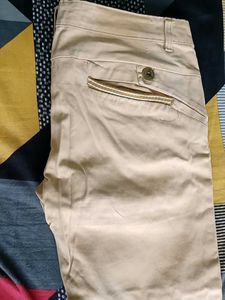 Chic Beige &amp; Off-White Trousers (2 Pairs)