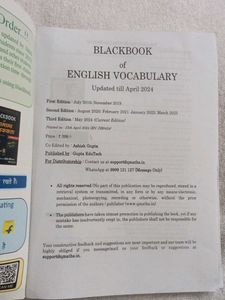 Blackbook English Vocabulary