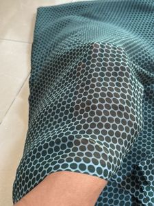Elegant Polka Dot Saree