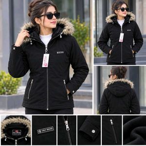 Women's Fur Hooded Winter Jacket