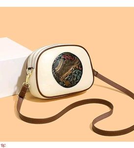 Chic Elephant Embossed Crossbody Bag