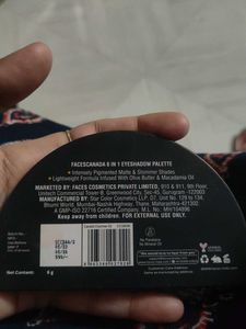 FACES CANADA 6 in 1 Eyeshadow Palette