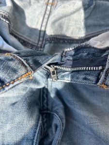Women's Blue Wash Wide Leg Jeans