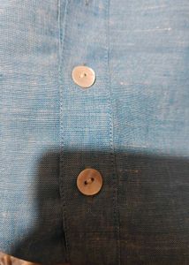 Men's linen blend kurta