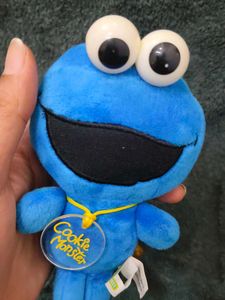 Sesame Street Cookie Monster Plush Keychain