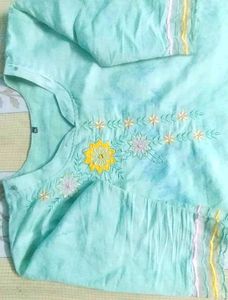 Elegant Mint Green Kurta Set