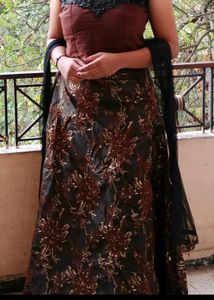 Ghagra/Lehenga Choli/ For Wedding Functions Party Wear Only 1 Time Used