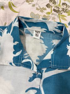 Cozy Blue Floral Pajama Set