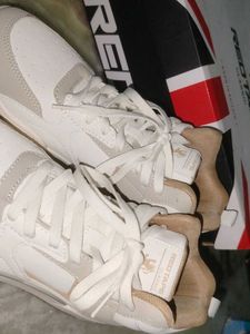 Red Tape Women's White &amp; Beige Casual Sneakers