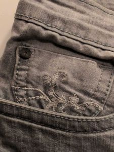 Gray Denim skin fit Jeans