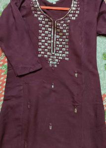 Elegant Embroidered Kurta