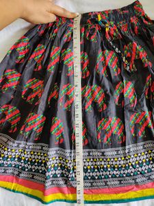 Skirt With Elephant motives