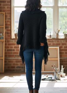 Fringe Trim Cardigan