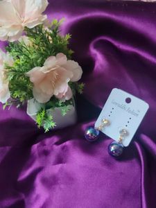 Multi Colour Pearl Earrings