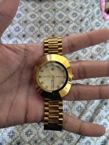 rado Classic Gold Tone Watch