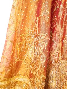 Multicolor Embroidered Skirt &amp; Dupatta (Women's)