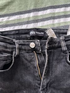 Zara Black Wash Skinny Jeans