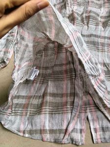 Chic Plaid Button-Up Tunic Top