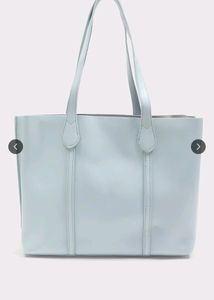 Twenty Dresses Blue Solid Tote Bag
