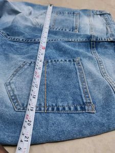 Wide Leg Denim Jeans with Drawstring Waist
