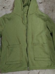Green Zip-Up Hoodie